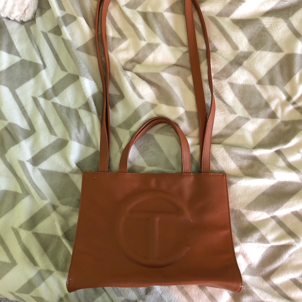 Telfar Tan Medium Shopper Bag
